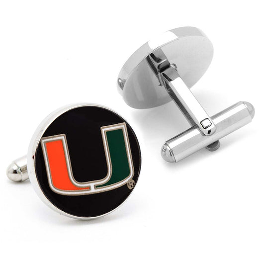 NCAA Miami Hurricanes Cufflinks - Cufflinks.com - Flyclothing LLC