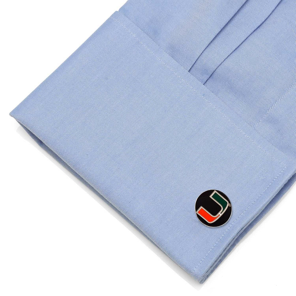 NCAA Miami Hurricanes Cufflinks - Cufflinks.com - Flyclothing LLC