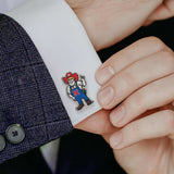 NCAA Nebraska Herbie Husker Mascot Cufflinks - Cufflinks.com - Flyclothing LLC