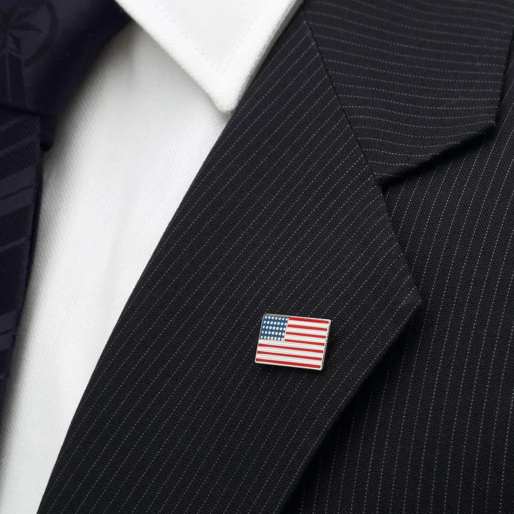 American Flag Lapel Pin - Cufflinks.com - Flyclothing LLC