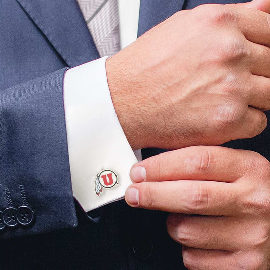 NCAA University of Utah Utes Cufflinks - Cufflinks.com - Flyclothing LLC