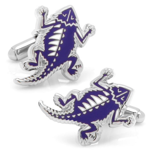 NCAA TCU Horned Frog Throwback Cufflinks