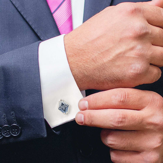 MLS Vancouver Whitecaps FC Cufflinks - Cufflinks.com - Flyclothing LLC