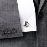 NCAA Wofford College Terrier Mascot Cufflinks - Cufflinks.com - Flyclothing LLC