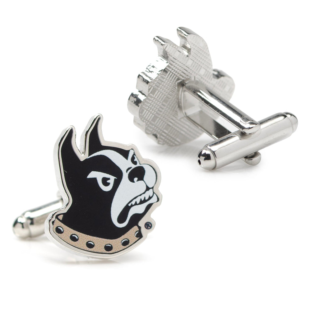 NCAA Wofford College Terrier Mascot Cufflinks - Cufflinks.com - Flyclothing LLC
