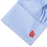 NCAA University of Wisconsin Badgers Cufflinks - Cufflinks.com - Flyclothing LLC