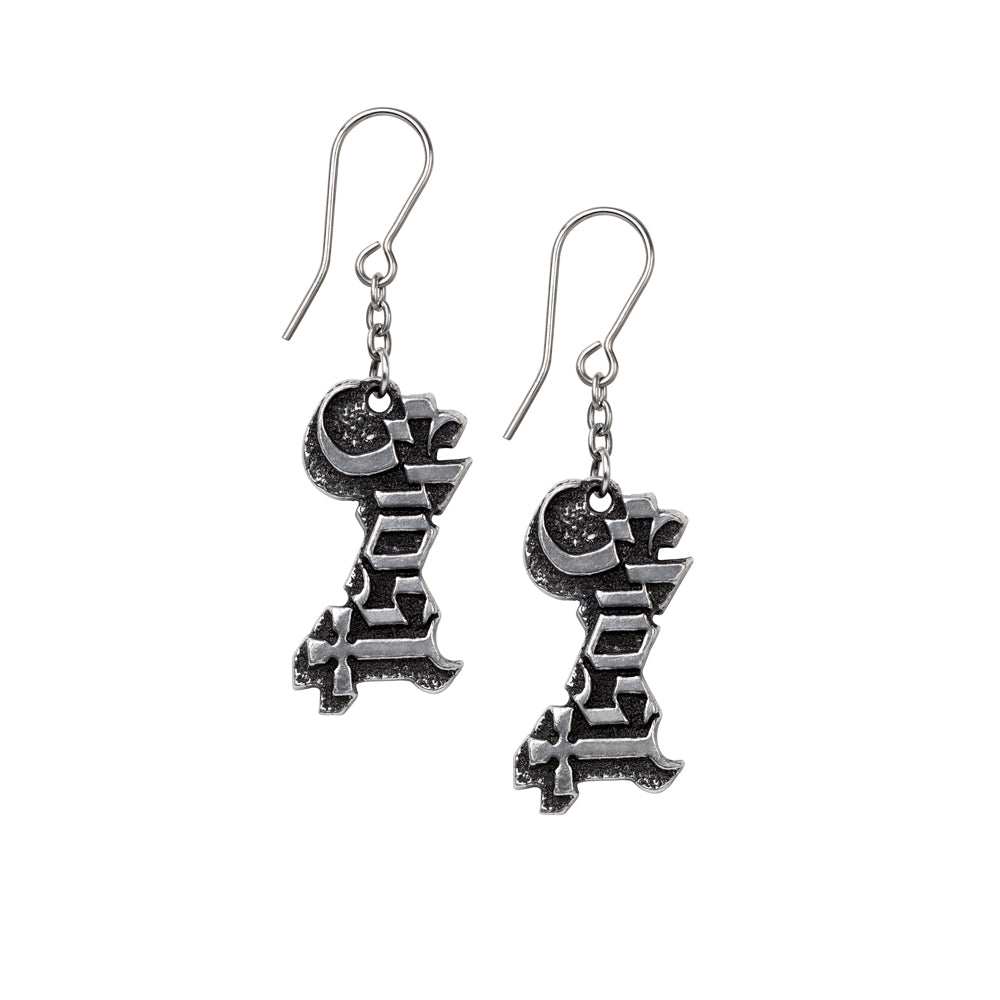 Alchemy Ghost Earrings Droppers Pair - Alchemy Gothic - Flyclothing LLC