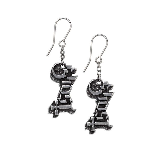 Alchemy Ghost Earrings Droppers Pair - Alchemy Gothic - Flyclothing LLC