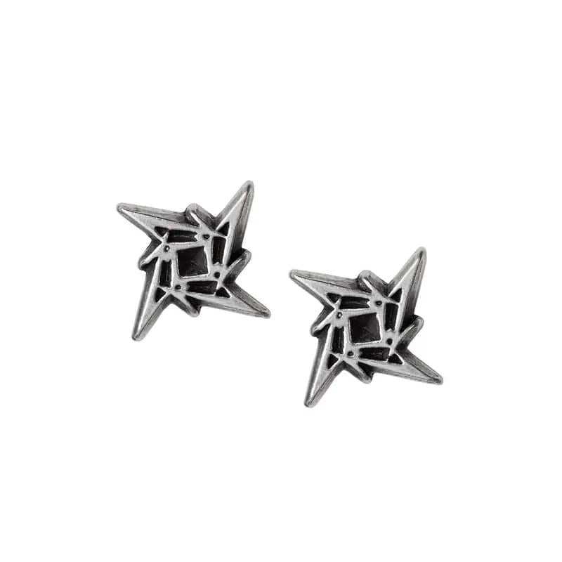 Alchemy Rocks Metallica Ninja Star Logo Studs - Alchemy Gothic - Flyclothing LLC