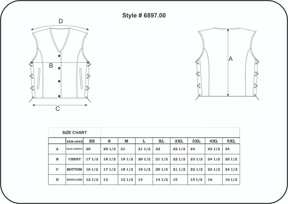 Beth - Ladies Premium Leather Vest - Unik Just for Bikers - Flyclothing LLC