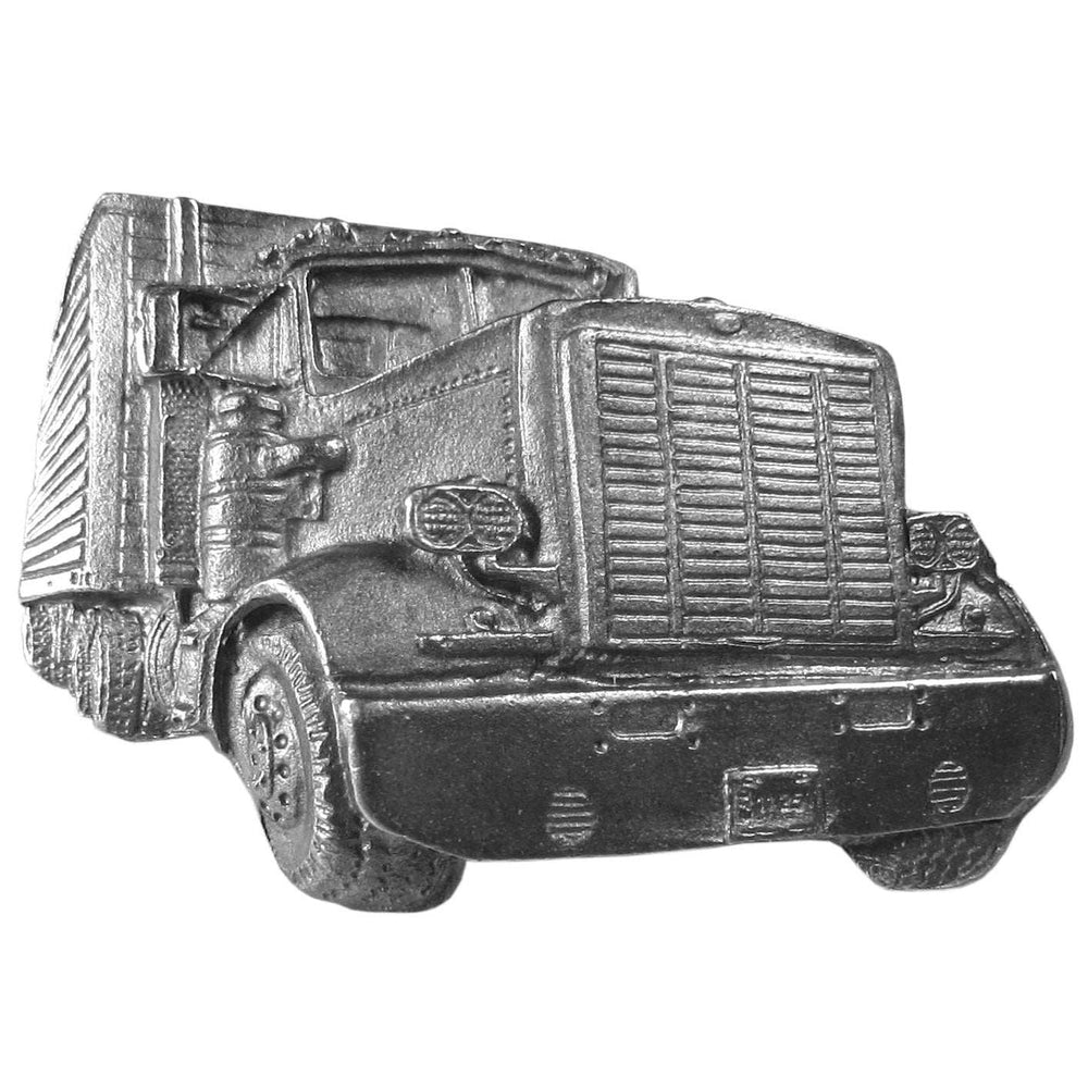 Long Nose Truck Antiqued Lapel Pin - Siskiyou Originals - Flyclothing LLC