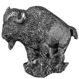 Buffalo Antiqued Lapel Pin - Siskiyou Originals - Flyclothing LLC