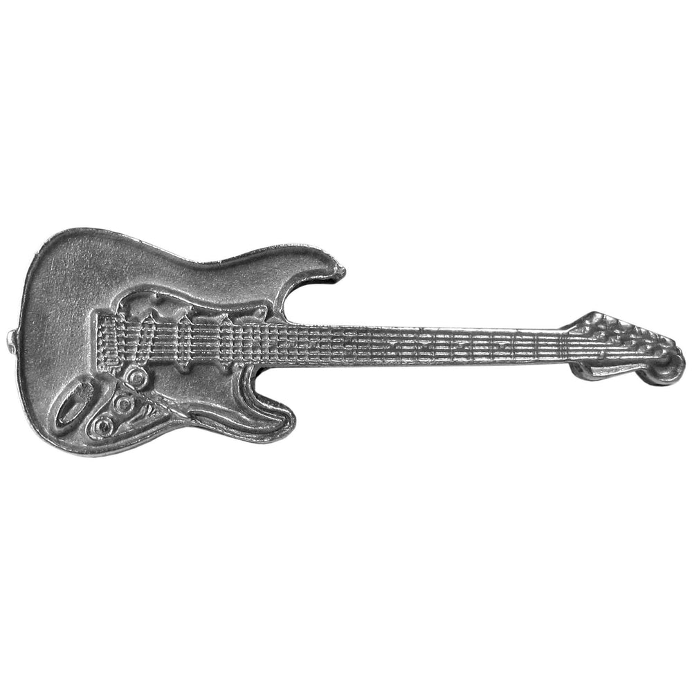 Electric Guitar Antiqued Lapel Pin - Siskiyou Originals - Flyclothing LLC
