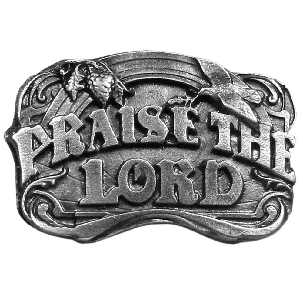 Praise the Lord Antiqued Lapel Pin - Siskiyou Originals - Flyclothing LLC