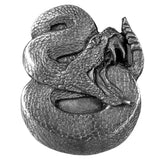 Rattlesnake Antiqued Lapel Pin - Siskiyou Originals - Flyclothing LLC