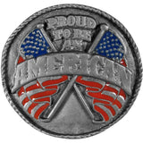 Proud to be an American Lapel Pin - Siskiyou Originals - Flyclothing LLC
