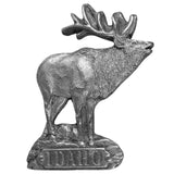 Idaho Elk Antiqued Lapel Pin - Siskiyou Originals - Flyclothing LLC