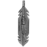 Feather Antiqued Lapel Pin - Siskiyou Originals - Flyclothing LLC