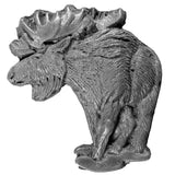Moose Antiqued Lapel Pin - Siskiyou Originals - Flyclothing LLC