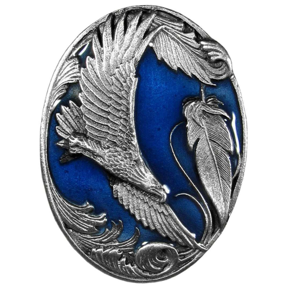 Soaring Eagle with Western Scroll Lapel Pin - Siskiyou Originals - Flyclothing LLC
