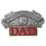 World's Greatest Dad Lapel Pin - Siskiyou Originals - Flyclothing LLC