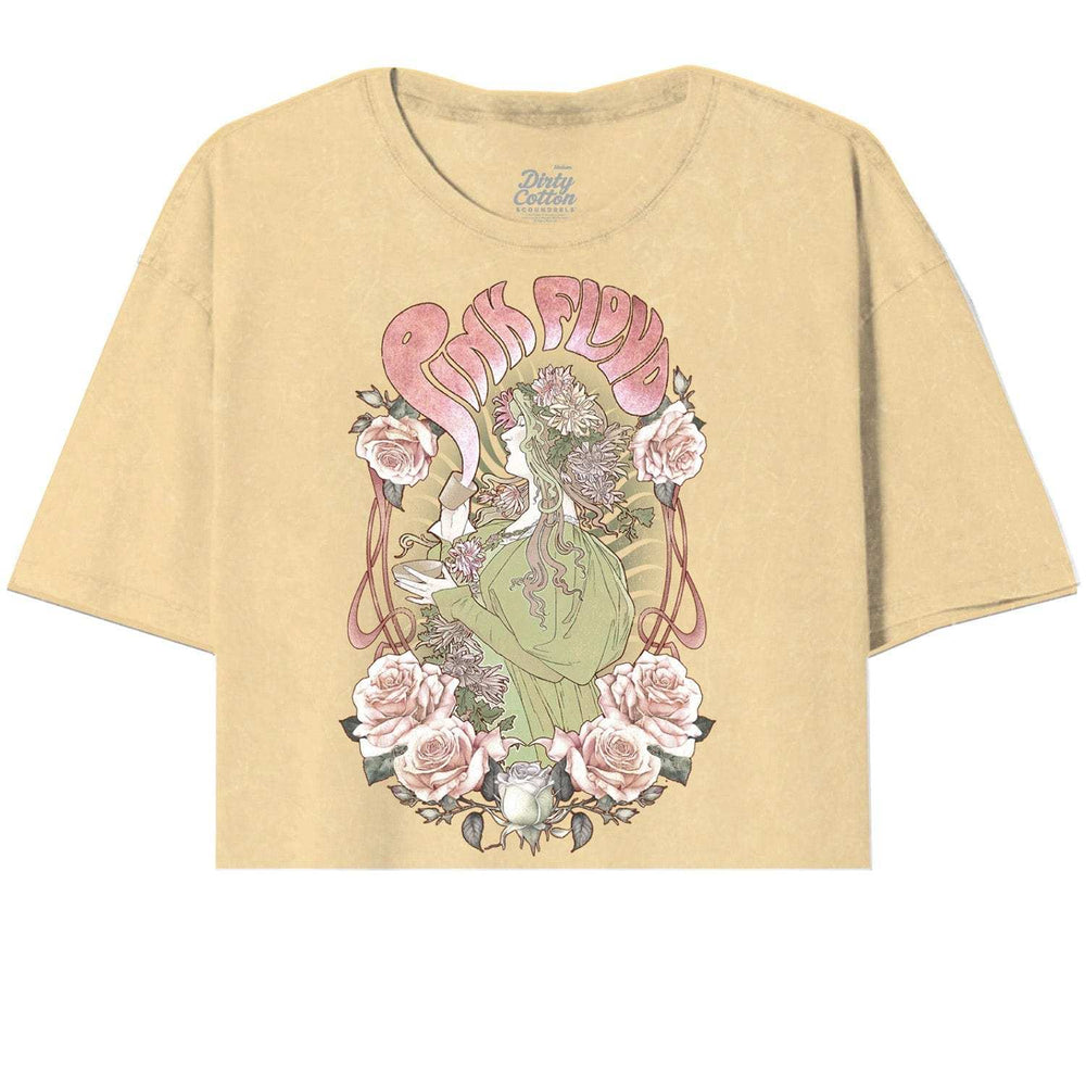 Pink Floyd Lady Pink Oversize Crop Top - Pink Floyd - Flyclothing LLC