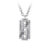 Alchemy Rocks Judas Priest: Razorblade Pendant - Alchemy Gothic - Flyclothing LLC