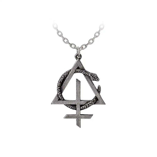Alchemy Behemoth: Opvs Contra Natvram Neckwear Pendant - Alchemy Gothic - Flyclothing LLC