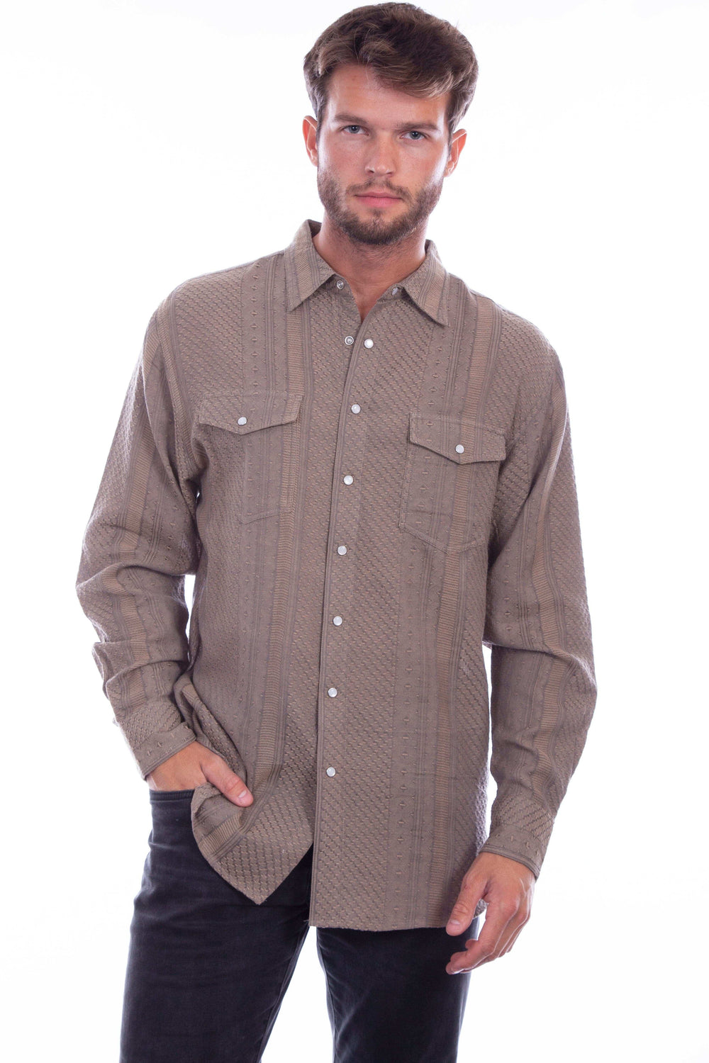 Scully Leather Western Scully Signature Shirt - Scully Leather - Flyclothing LLC