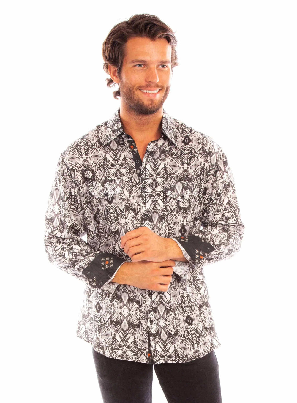 Scully Leather Western Scully Tencel Shirt - Scully Leather - Flyclothing LLC