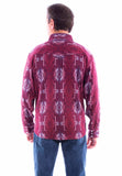 Scully Leather burgundy signature shirt - Scully Leather - Flyclothing LLC