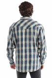Scully Leather Marble washed y/d dobby signature Plaid Shirt - Scully Leather - Flyclothing LLC