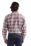 Scully Leather Signature yarn dye Blue Plaid Shirt - Scully Leather - Flyclothing LLC