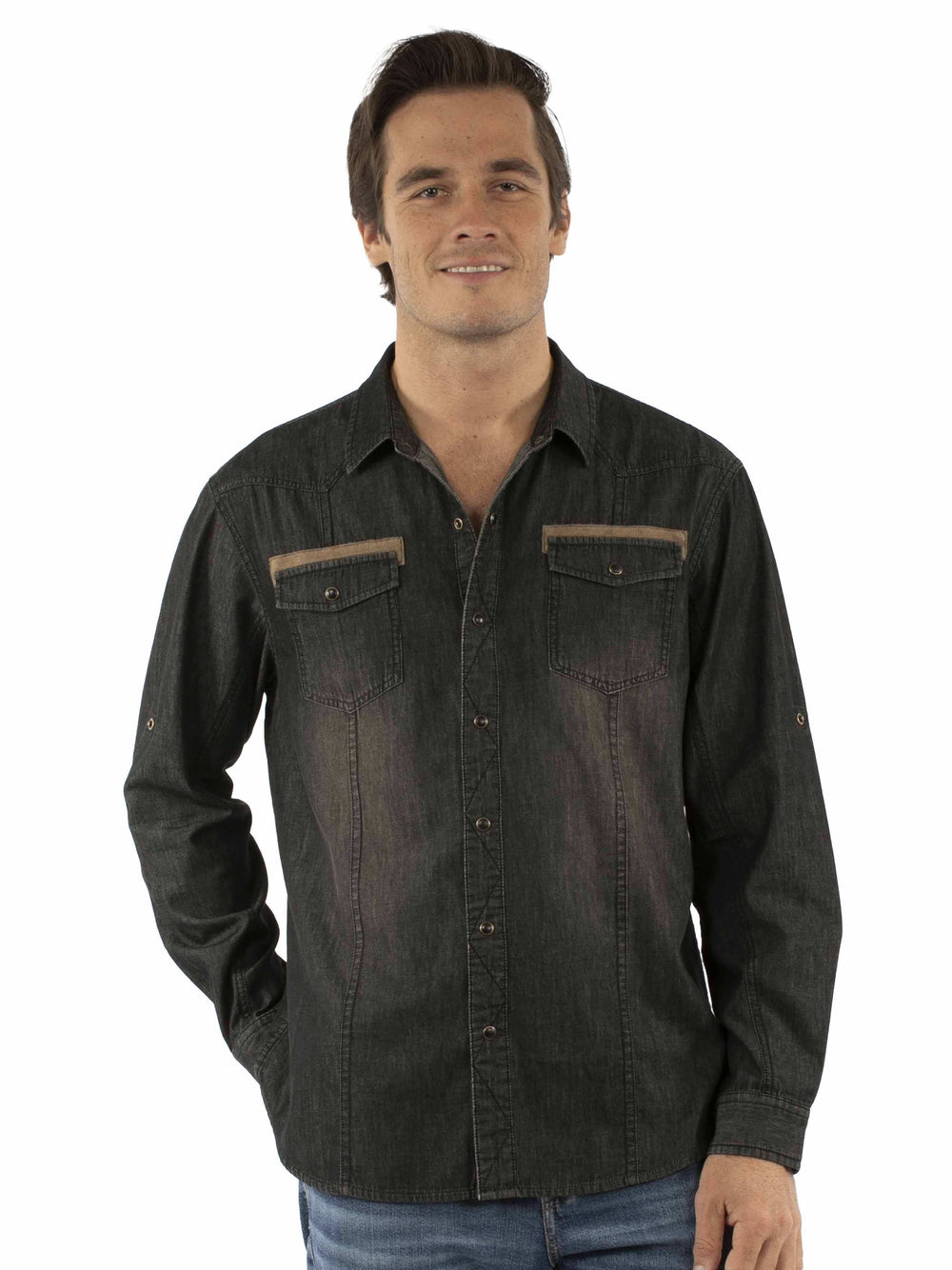 Western Scully Black Signature shirt - Scully Leather - Flyclothing LLC
