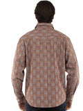 Western Scully 100% cotton Brown Signature shirt - Scully Leather - Flyclothing LLC