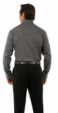 Western Scully 70% cotton 27% nylon 3% spandex Black Plaid dress shirt - Scully Leather - Flyclothing LLC