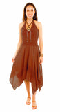 Cantina ginger halter dress - Scully Leather - Flyclothing LLC