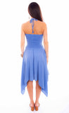 Scully Leather Cantina Light Blue Halter Dress - Scully Leather - Flyclothing LLC