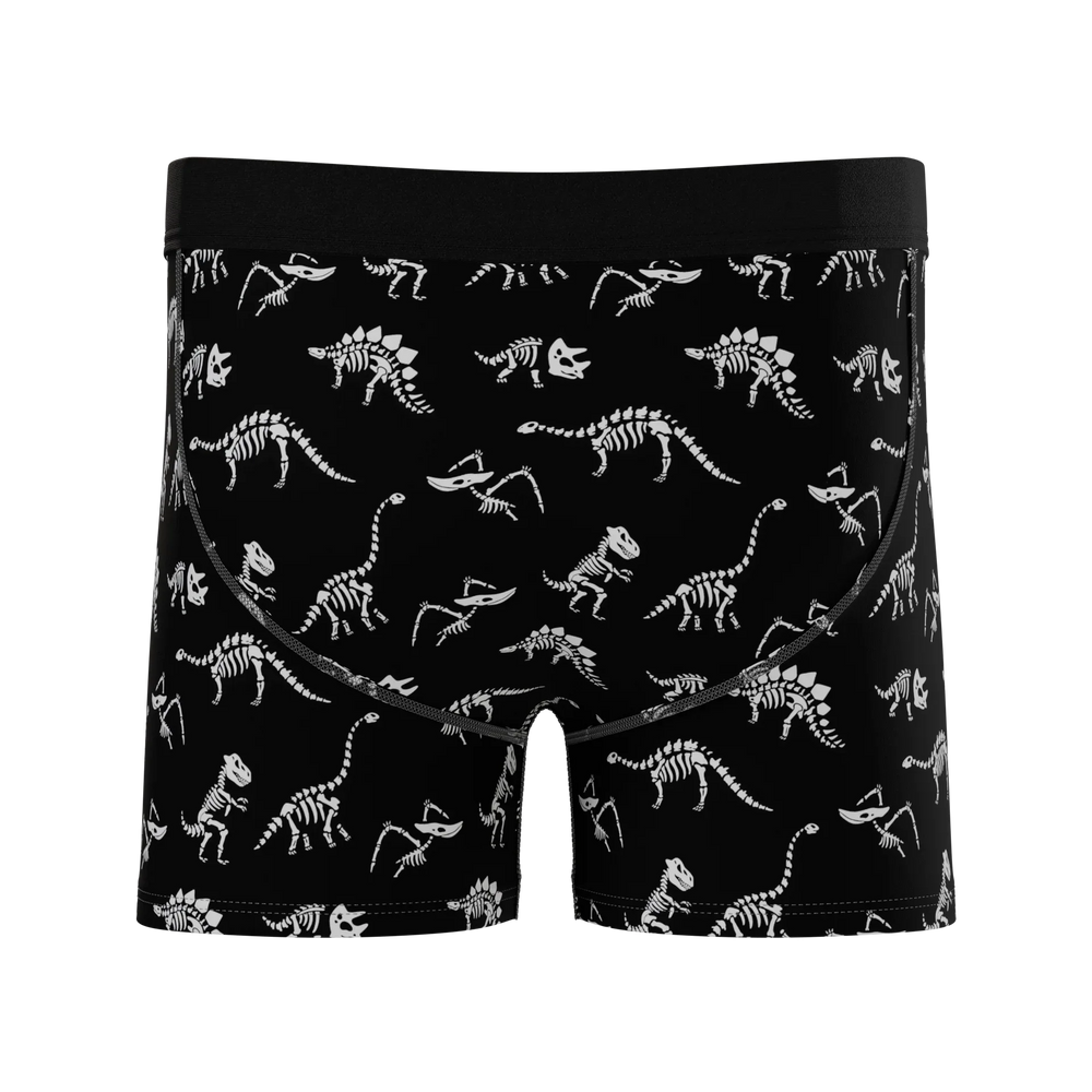 The Paleontologist | Glow in the Dark Dinosaurs Boy's Boxer Briefs - Shinesty - Flyclothing LLC