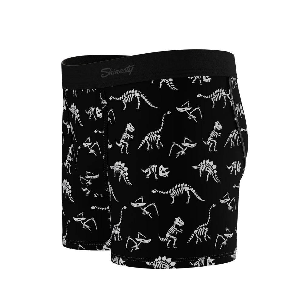 The Paleontologist | Glow in the Dark Dinosaurs Boy's Boxer Briefs - Shinesty - Flyclothing LLC