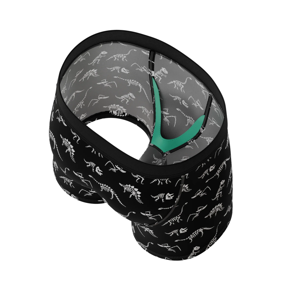 The Paleontologist | Glow in the Dark Dinosaurs Boy's Boxer Briefs - Shinesty - Flyclothing LLC