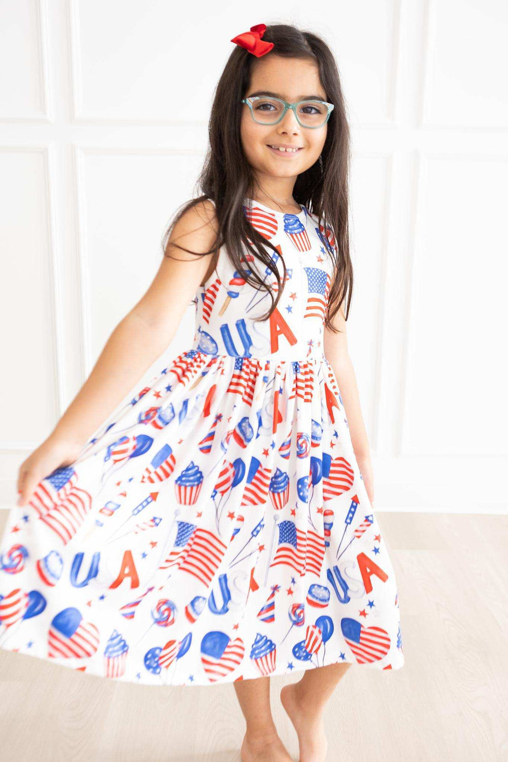 Party in the USA Tank Twirl Dress - Mila & Rose ® - Flyclothing LLC