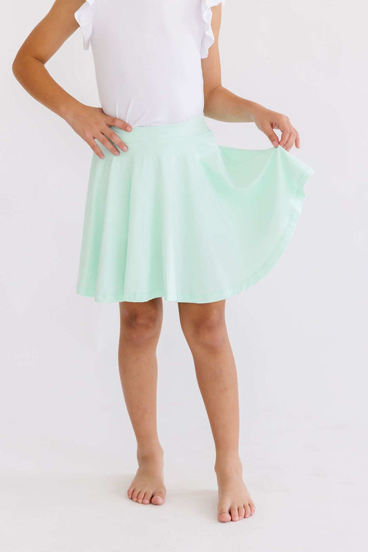 Pastel Green Twirl Skort - Mila & Rose ® - Flyclothing LLC