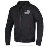 Patriot - Men’s Reflective American Flag Motorcycle Hoodie – Bold Patriotic Gear for Riders - Unik Just for Bikers - Flyclothing LLC