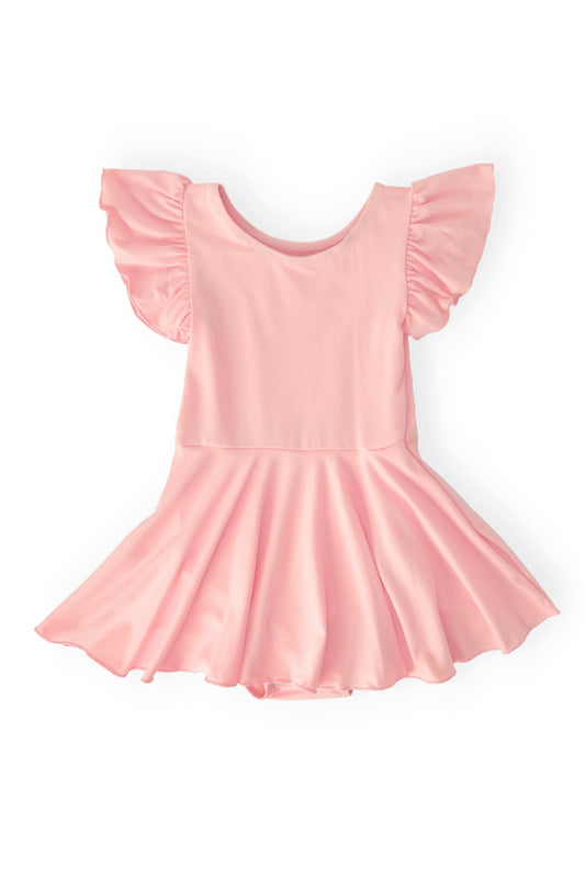 Peach S/S Twirl Leotard - Mila & Rose ® - Flyclothing LLC