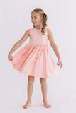 Peach Tank Pocket Twirl Dress - Mila & Rose ® - Flyclothing LLC