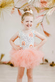 Peach Rainbow Tank Tutu Leotard - Mila & Rose ® - Flyclothing LLC