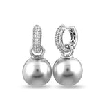 Pearl Hoops - Belle Étoile Jewelry - Flyclothing LLC