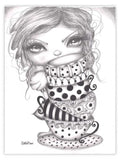 Black Market Art Company Peek A Boo Alice Print - Black Market Art Company - Flyclothing LLC