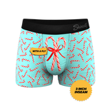 The Peppermint Pimp Canes | Candy Cane Ball Hammock® Pouch Trunks Underwear - Shinesty - Flyclothing LLC